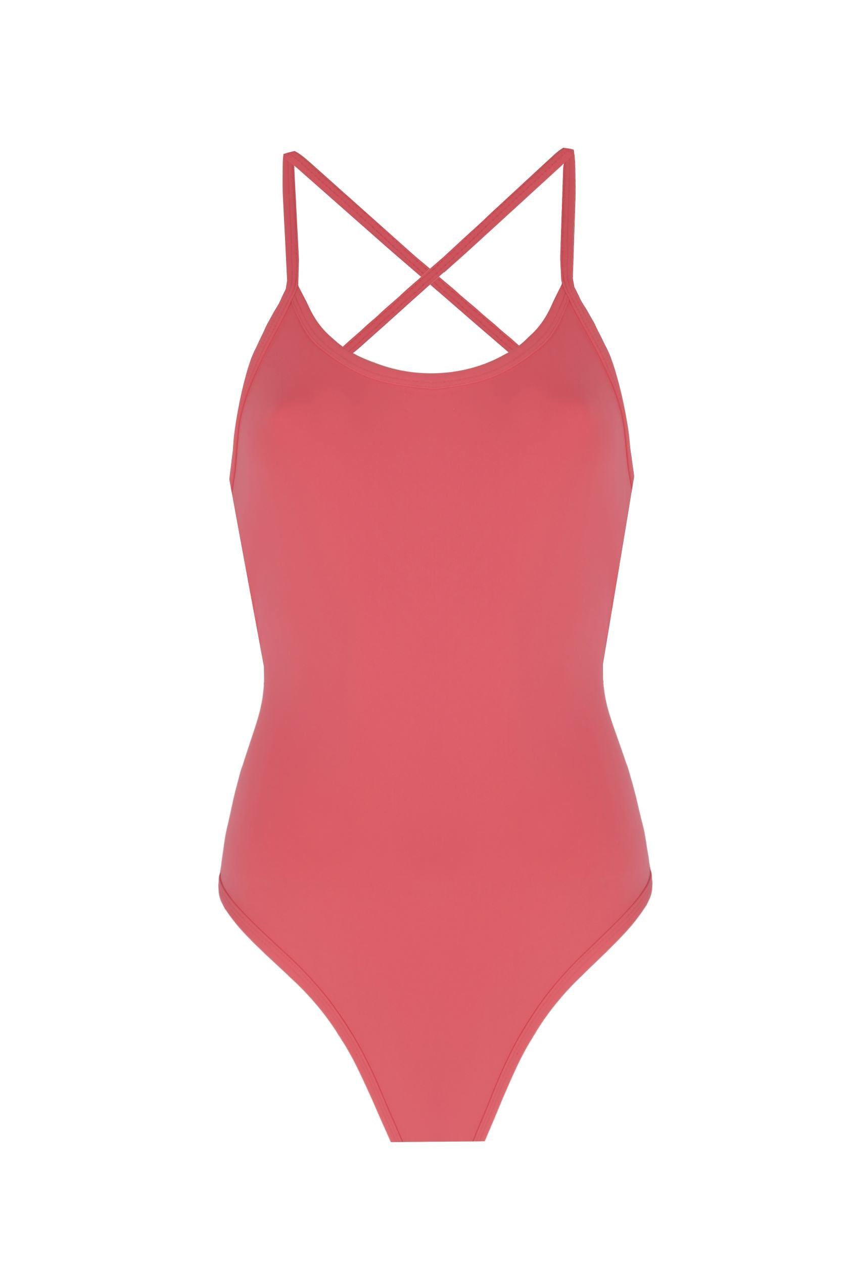 Women's Racer Swimsuit - Pink | Medium | Yorstruly