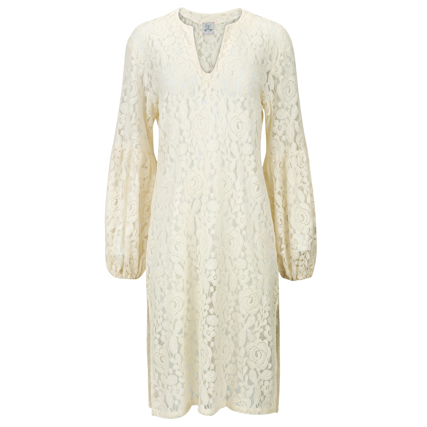 Boutique Kaotique Women's White Handmade Moroccan Lace Beach Cover Up