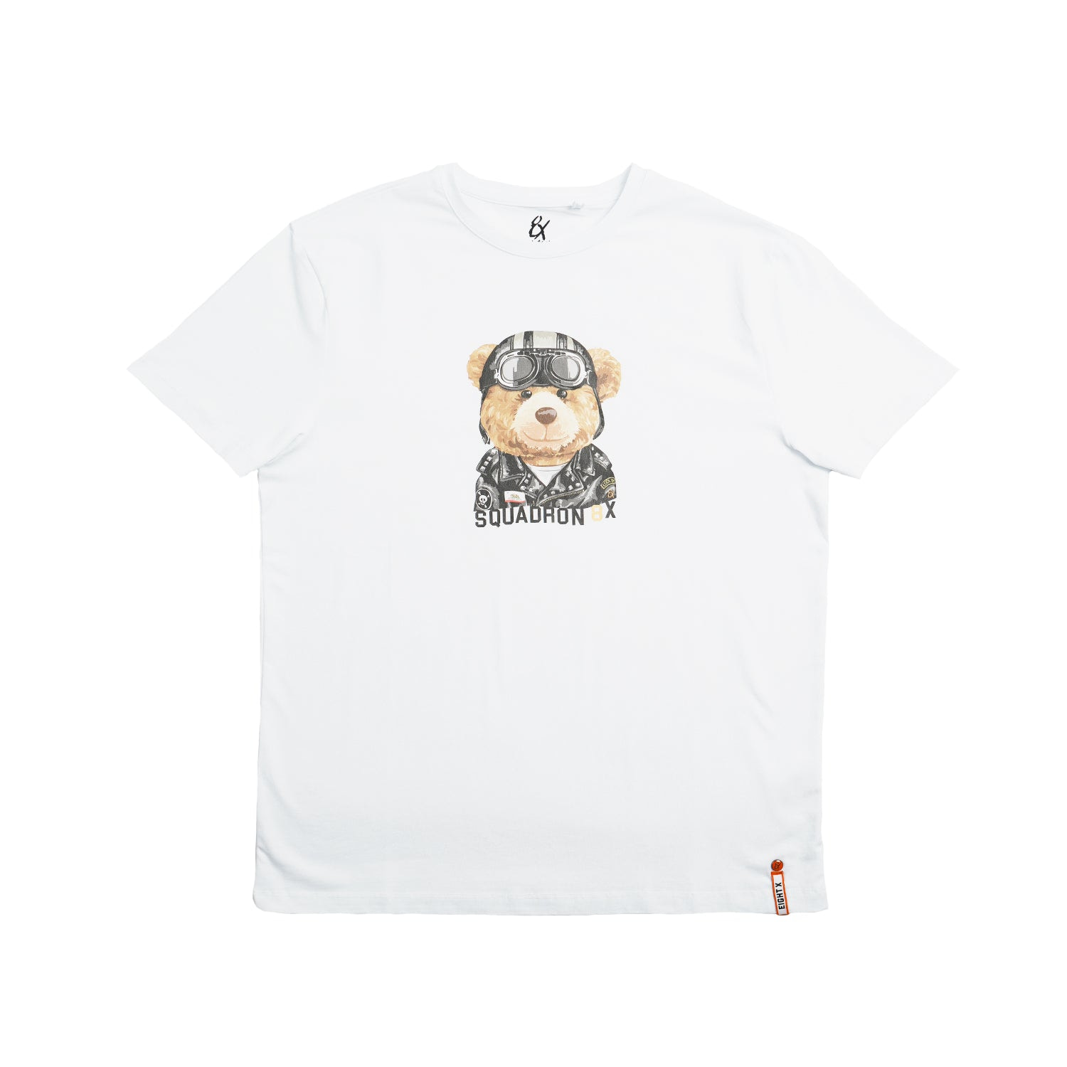 Eight X Men's Squadron Eightx Bear Graphic T-shirt - White In White
