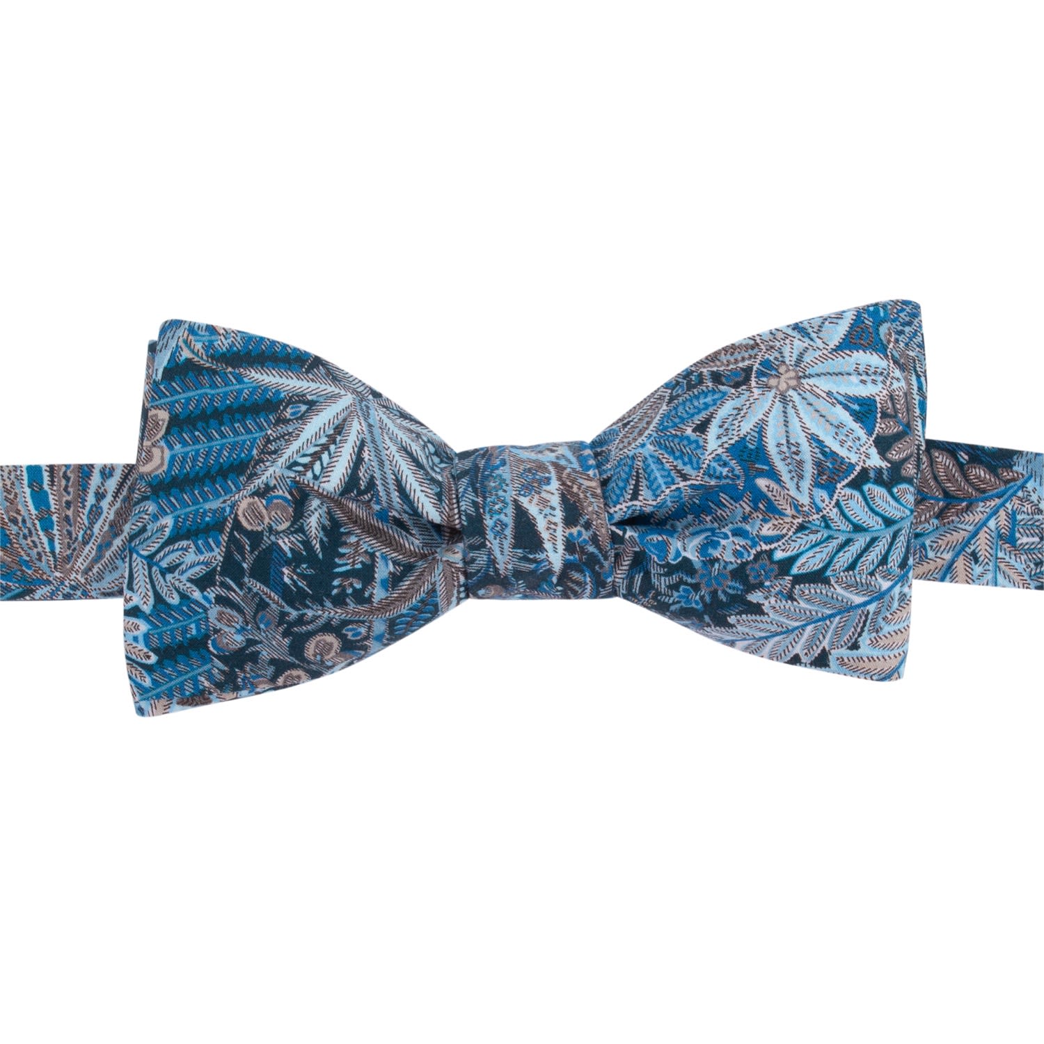 Le Colonel Men's Liberty Blue Havana Bow Tie In Blue