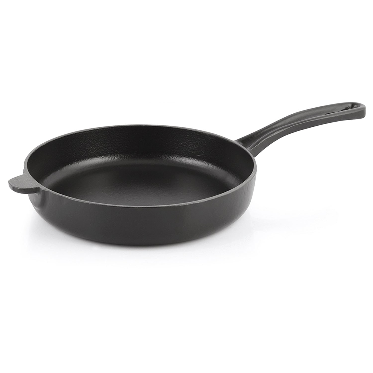 Turgla Home Matte Black Cast Iron Skillet