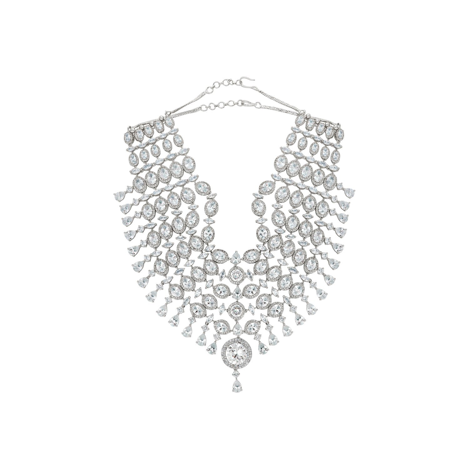 Women's The Satine Necklace In Silver | Stephanie Browne Australia