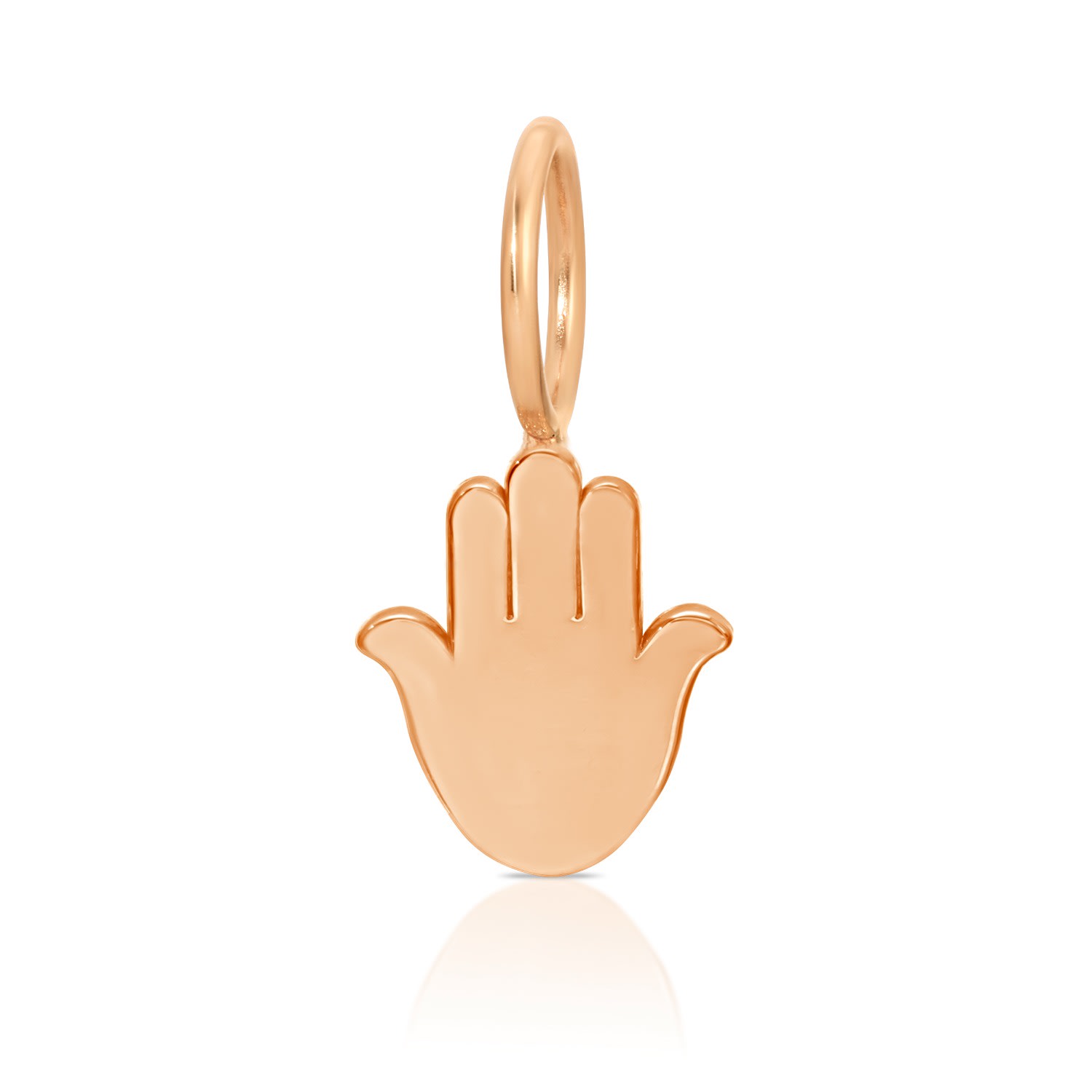Women's Charm Pendant - Hamsa Rose Gold | Maya Brenner