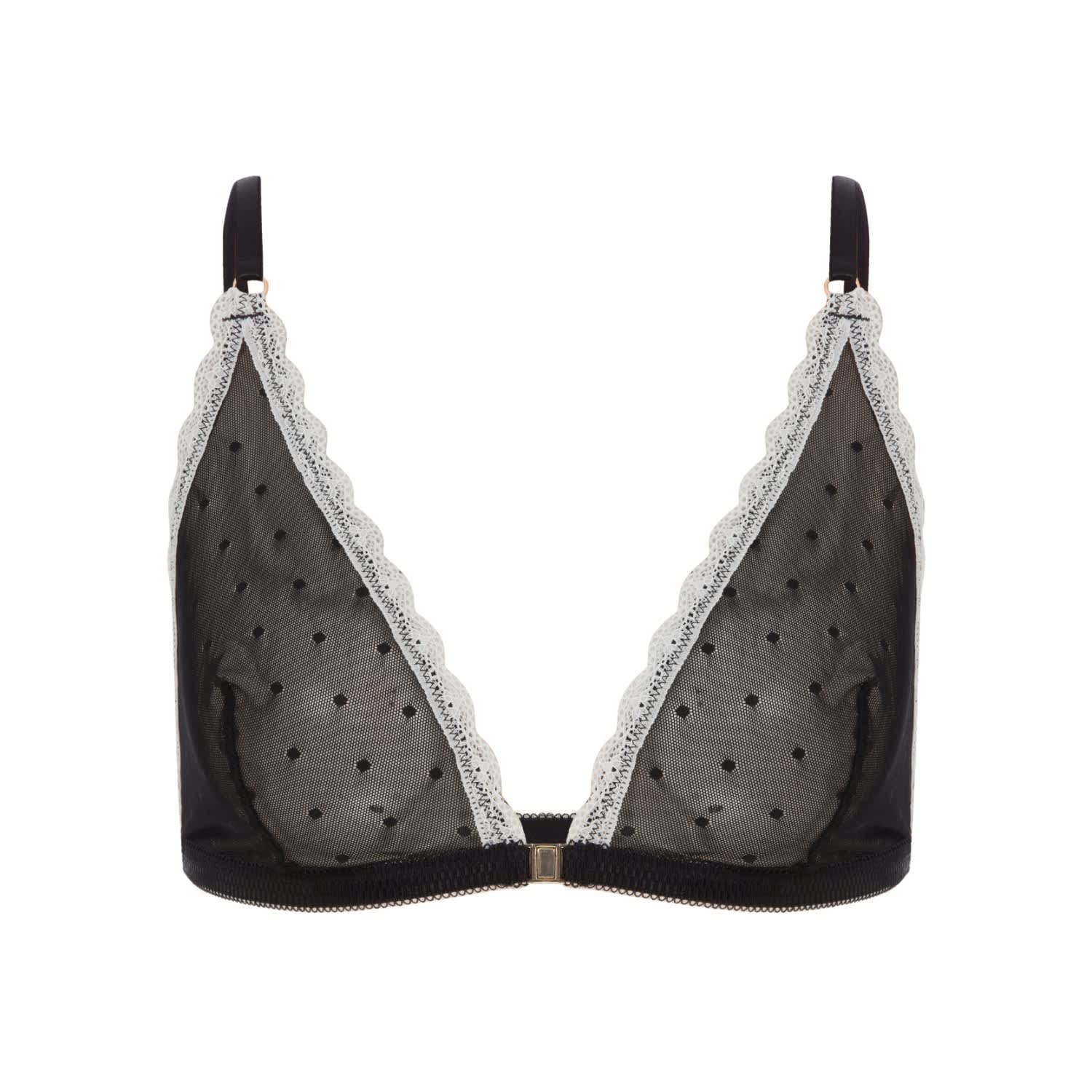 House Of Silk Women's Black Shayla Triangle Bra In Black