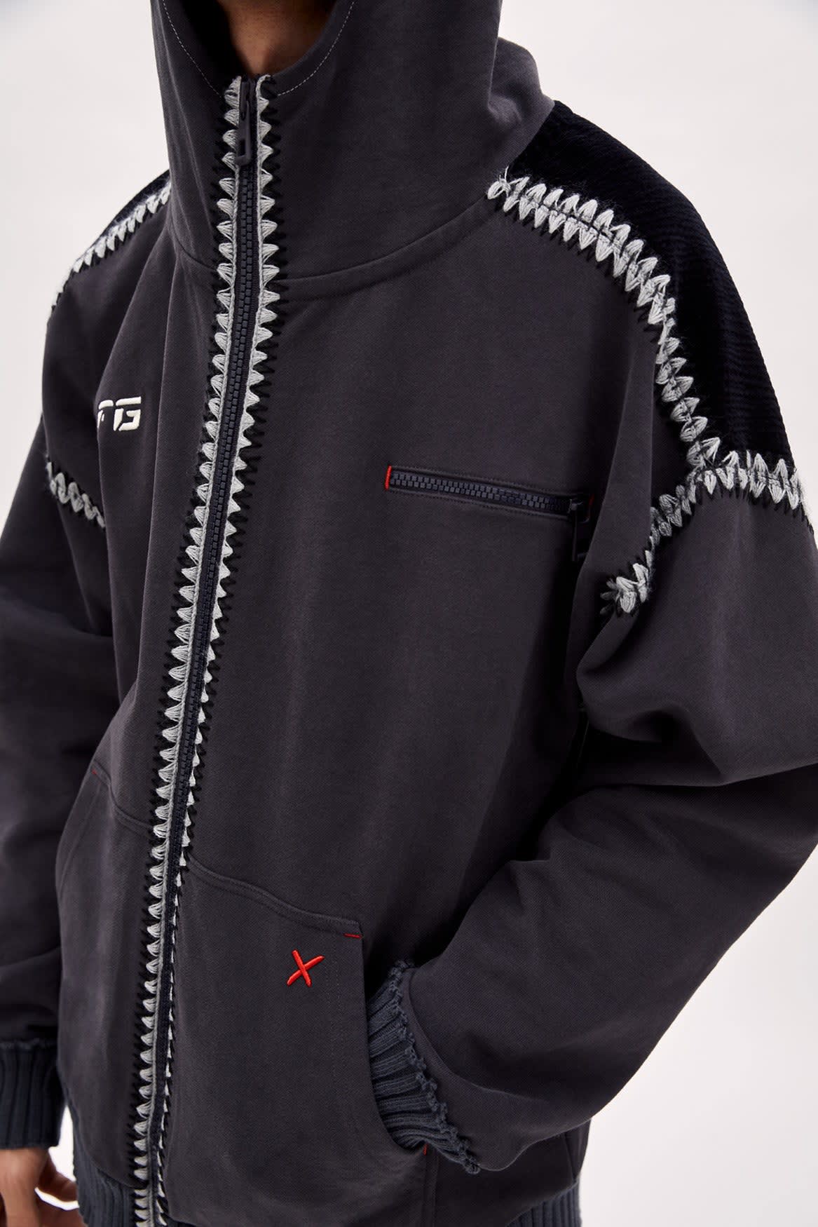 トップス GuruGuru Zip Hoodie Dark Gray トップス GuruGuru Zip Hoodie (Dark Gray) トップス GuruGuru