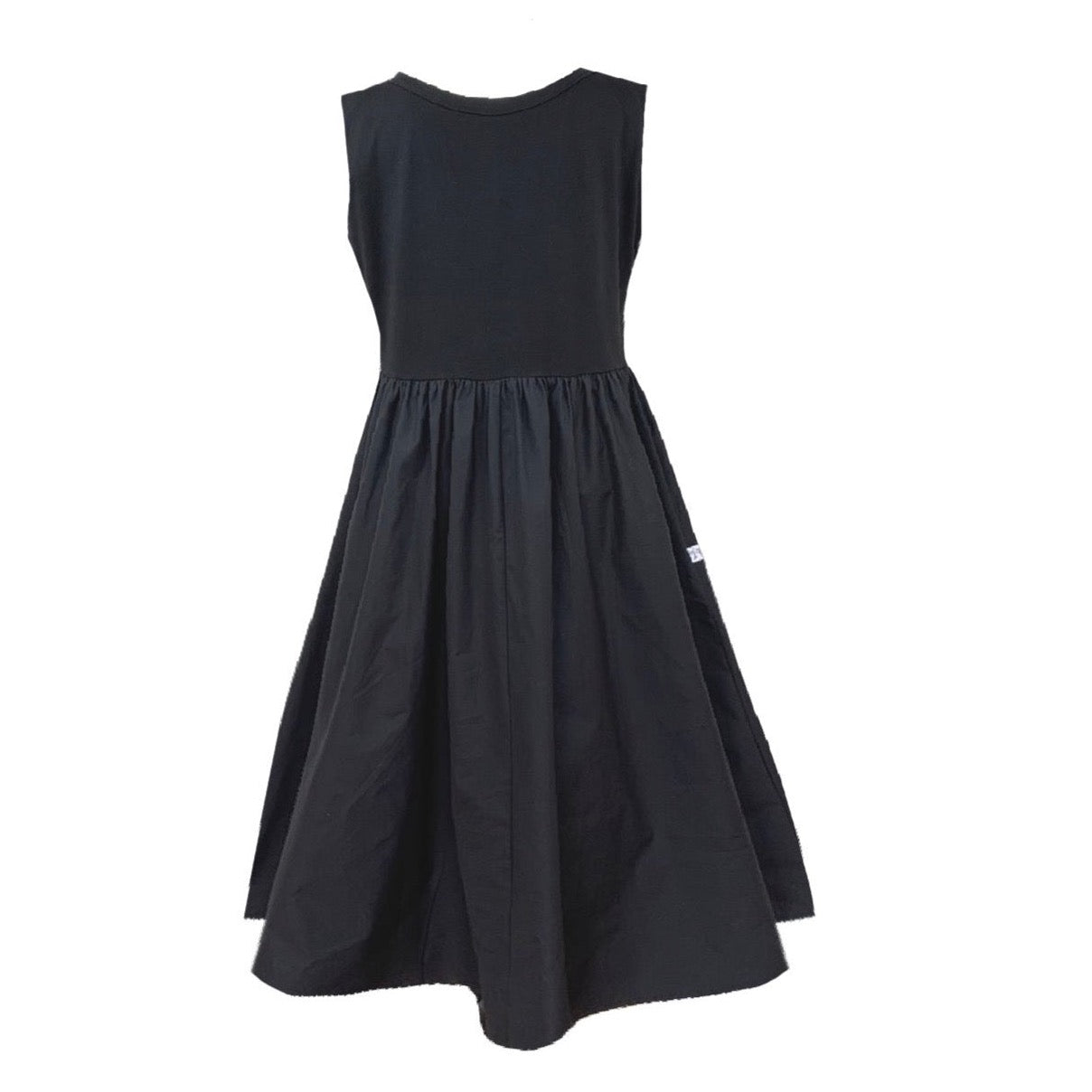 Frock Tales Women's Jadu Sleeveless Midi Dress In Black In Black