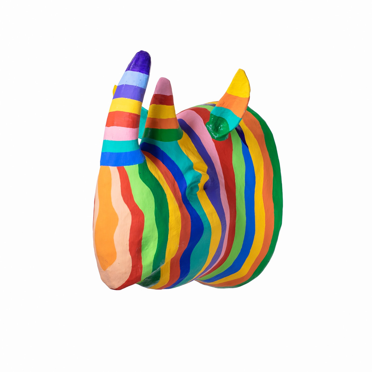 Caribbean Craft Paper Mache Rainbow Ulrick The Rhino
