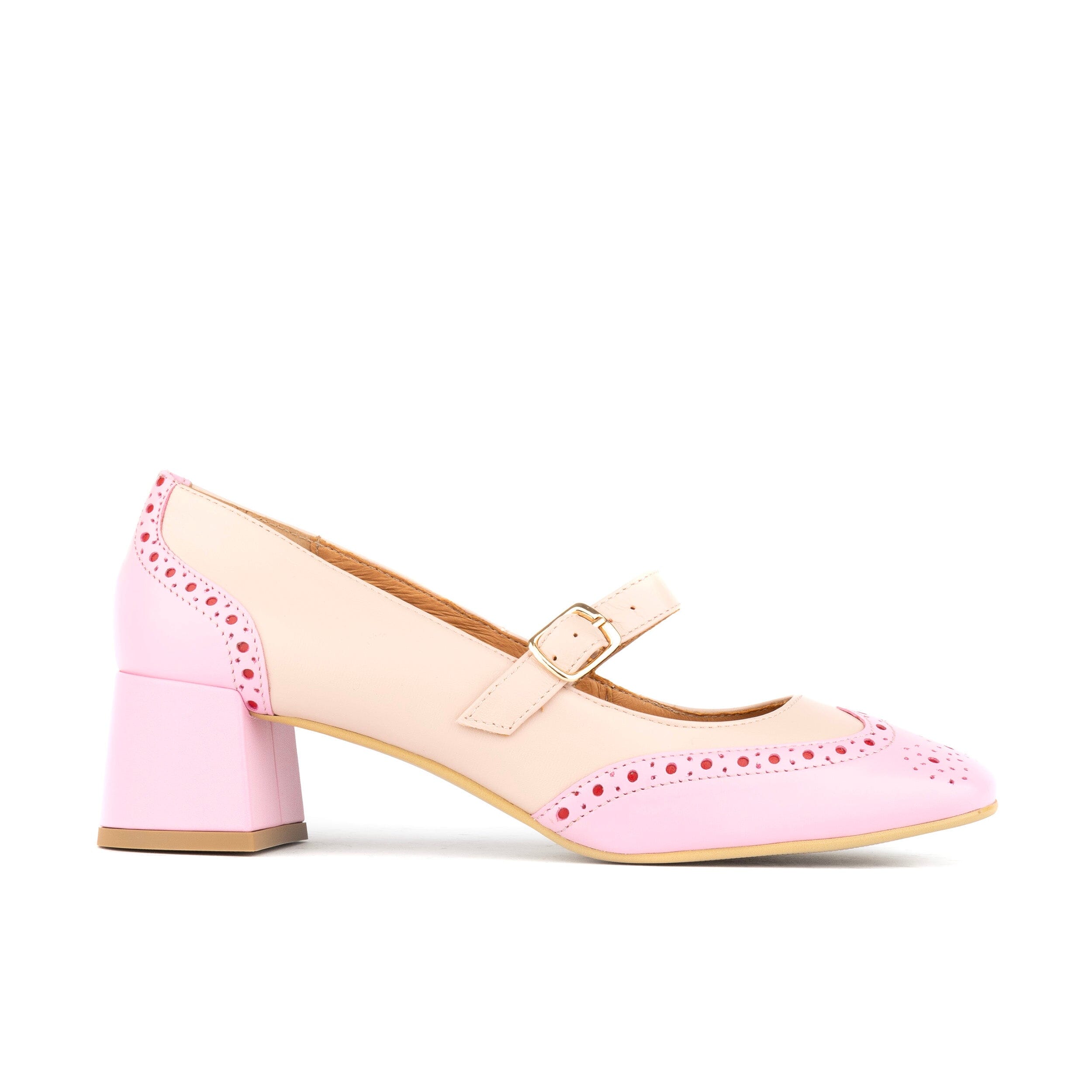 Embassy London Usa Women's Neutrals / Pink / Purple Mary Antoinette - Pink & Cream Pastel In Pink/purple