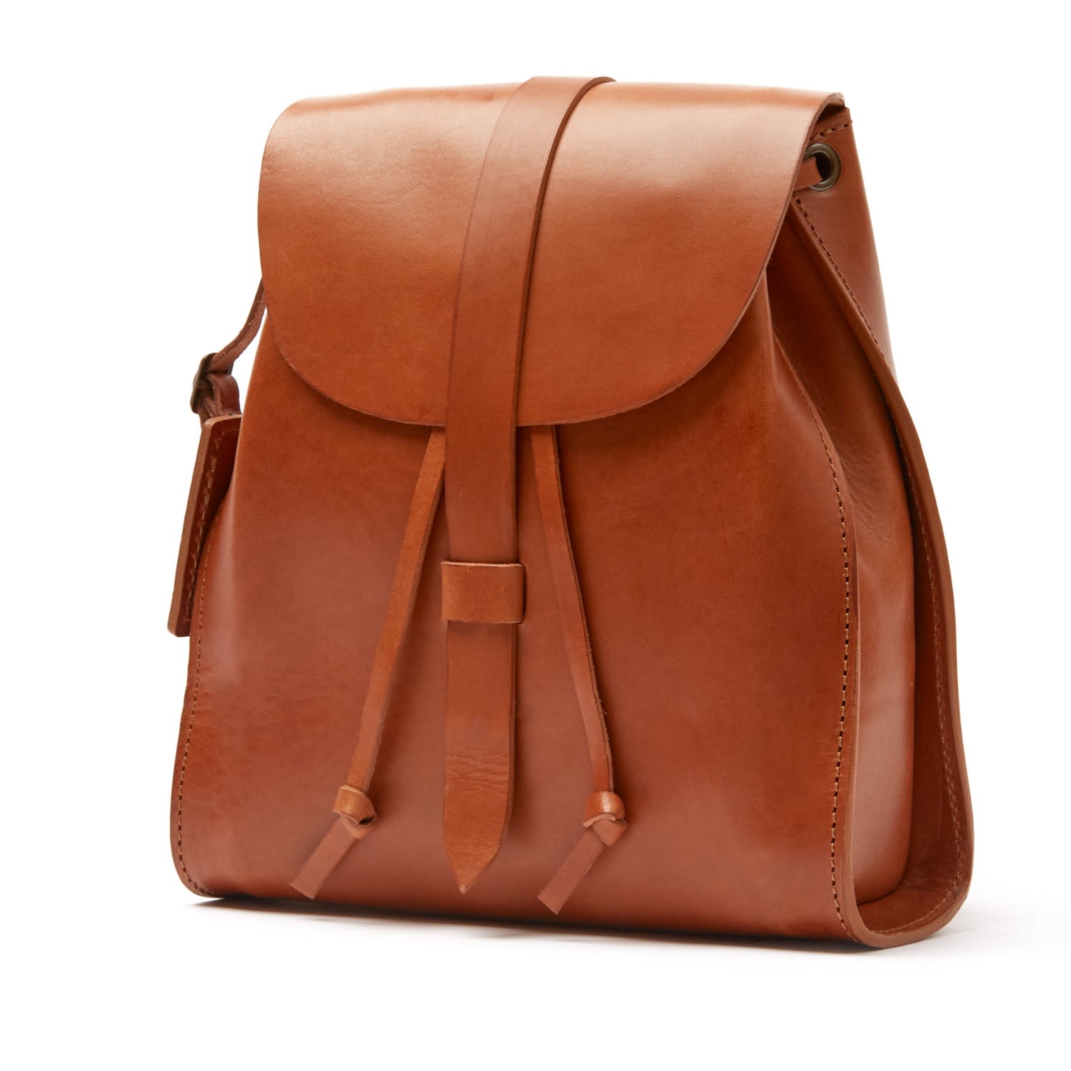 Women’s Leather Backpack Brown Tribeca Collection The Dust Company