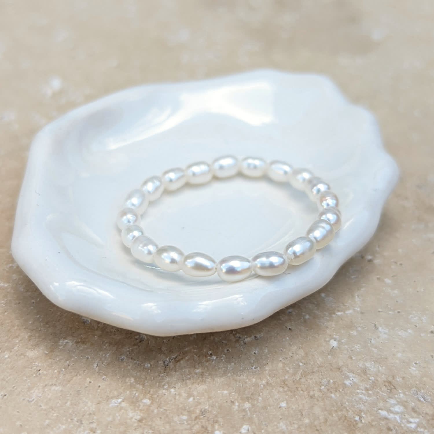 Seed Pearl Ring | Kiri & Belle | Wolf & Badger