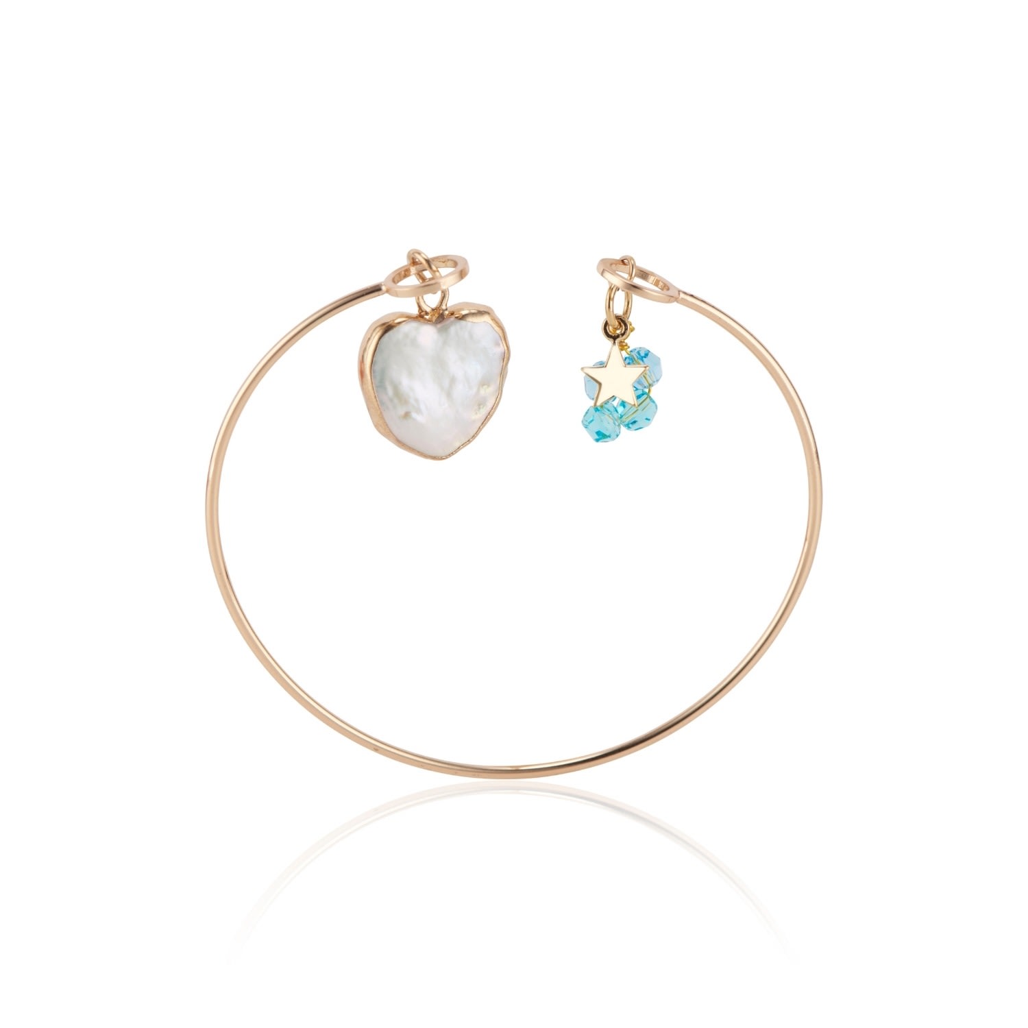 Callista By Vinita Women's Gold Circle Cuff Bracelet