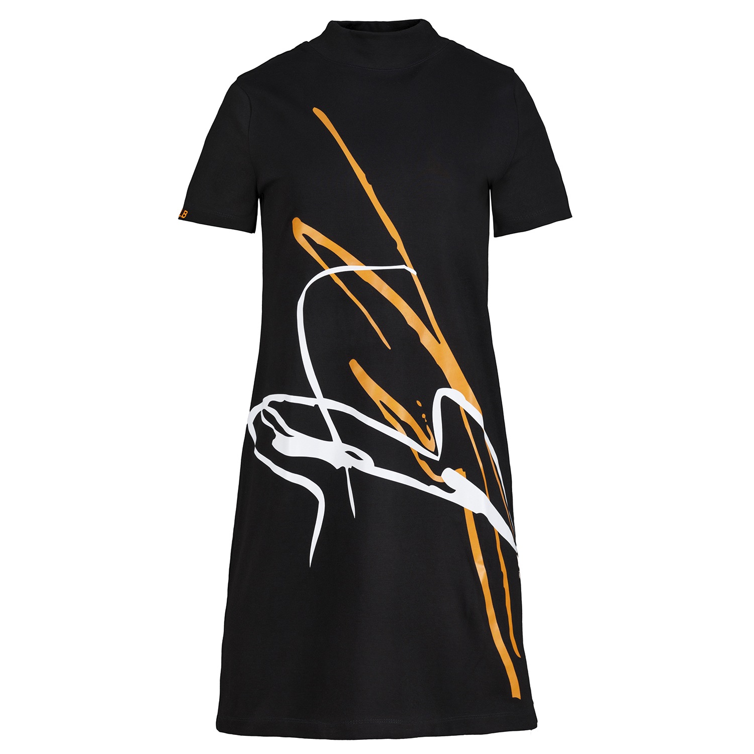Foxylab New York Women's Black Awaken Elongated Stripe Dress In Black