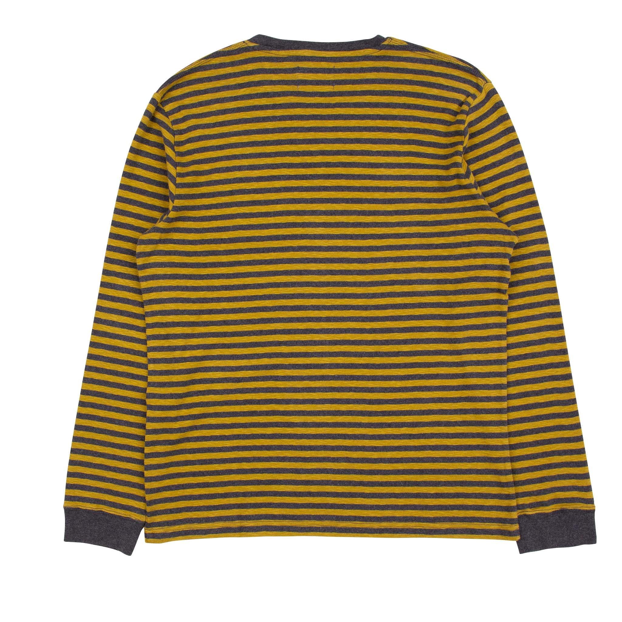 Yellow black striped long sleeve shirt sale