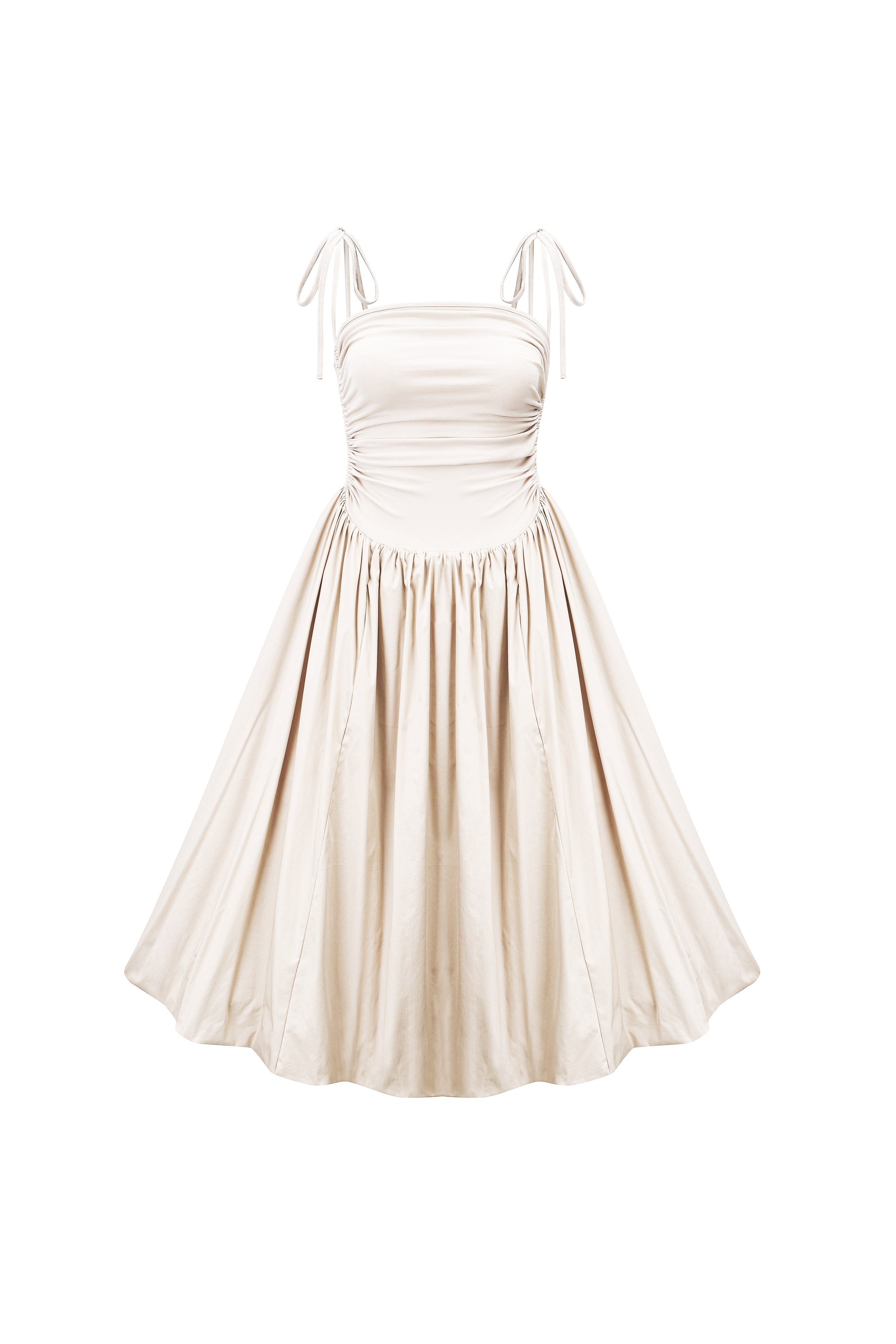 Alexa Milk Puffball Midi Dress by AMY LYNN