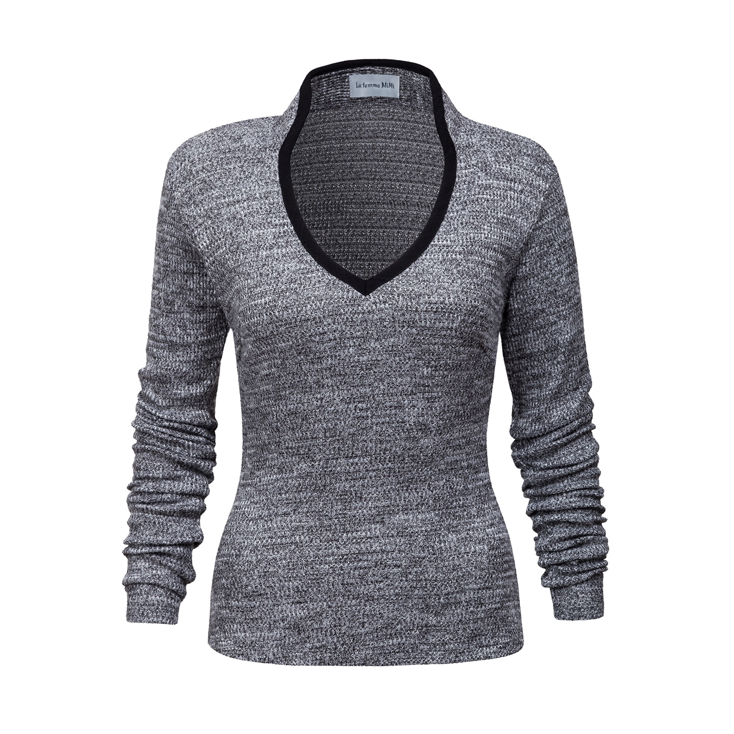 Women’s Signature Top Grey Large La Femme Mimi