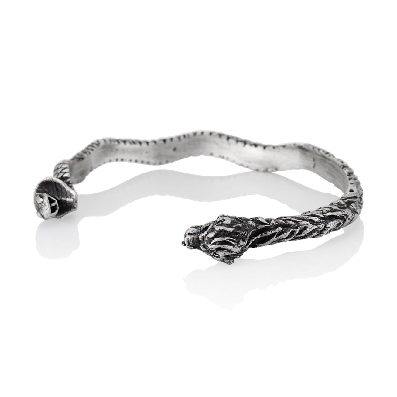 Cartography Men's Sinead O'connor - Lion And Cobra Cuff In Sterling Silver