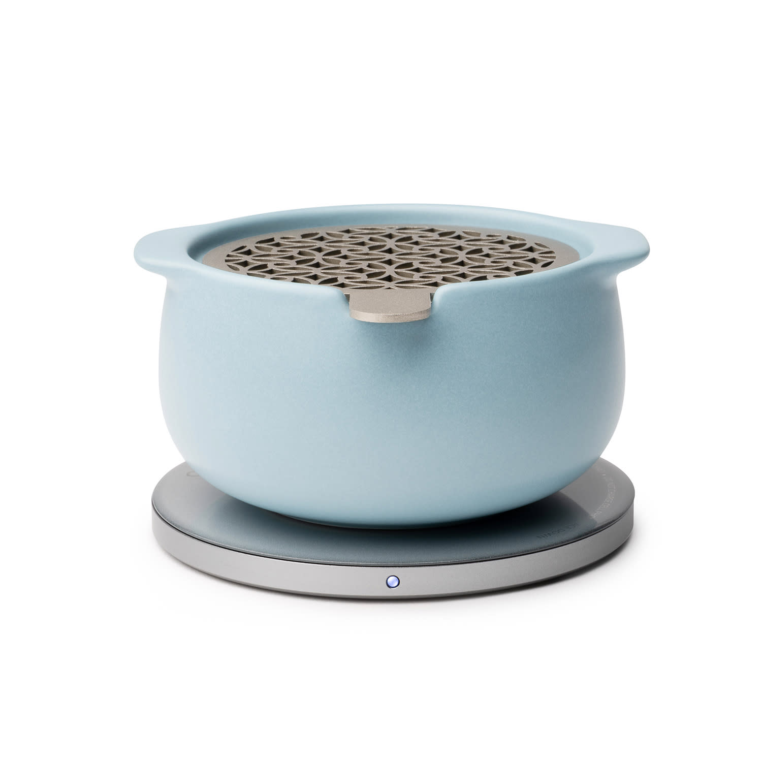 Ohom Jun Self Heating Diffuser Set - Moonmist Blue