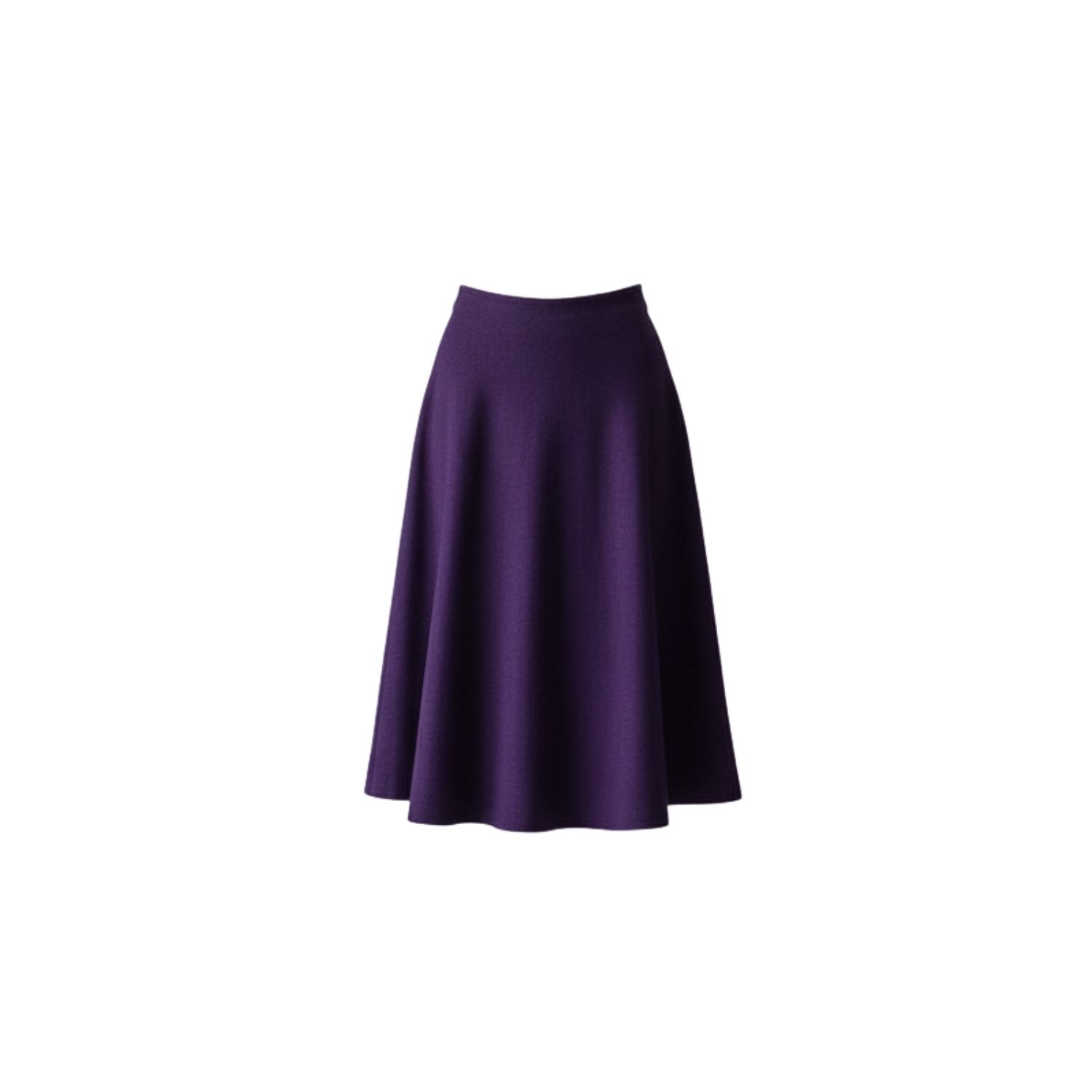 Women's Bias-Cut Purple Midi Skirt | Large | Izabela Mandoiu
