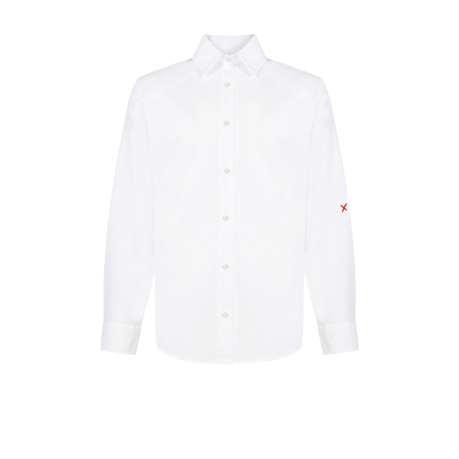 Pcfg Men's White Your Itch Padded Shoulder Shirt In White