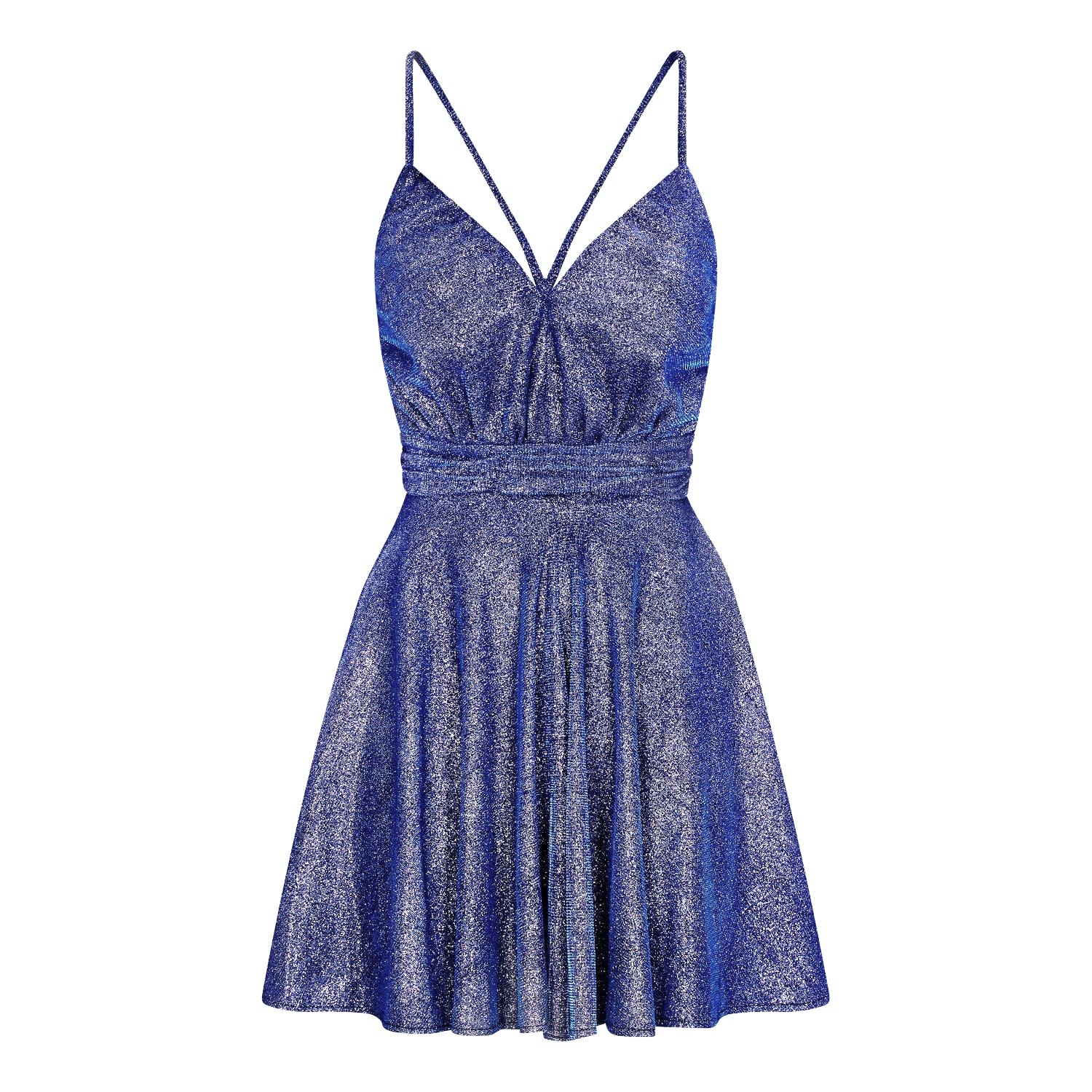 blue sparkly playsuit