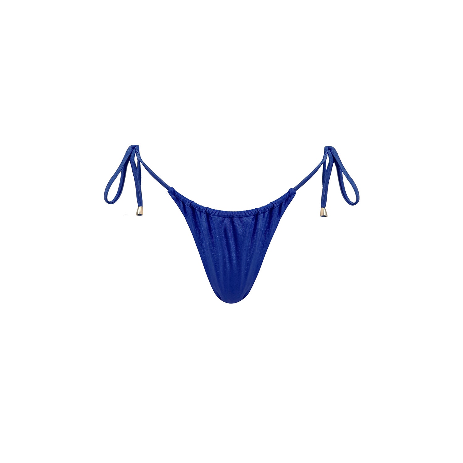 Monarch Women's Blue Kaia Side Tie Ruched Bottom - Ultramarine In Blue