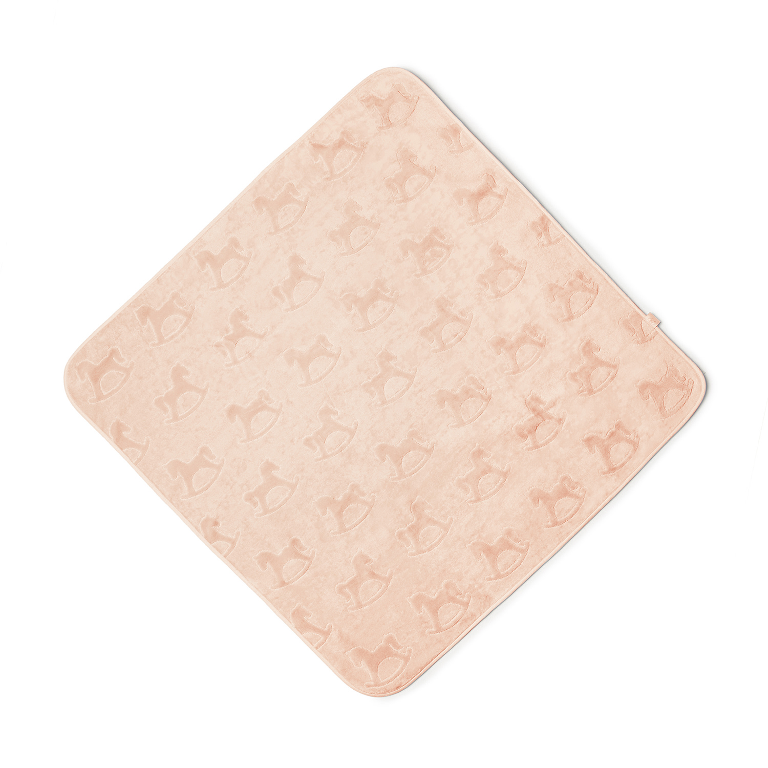 La Reina Pink / Purple Velour Baby Bath Pink Towel
