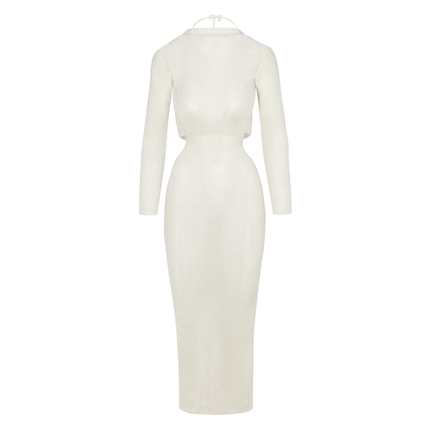 Women’s White The Perla Dress In Ivory Medium Sinipesa