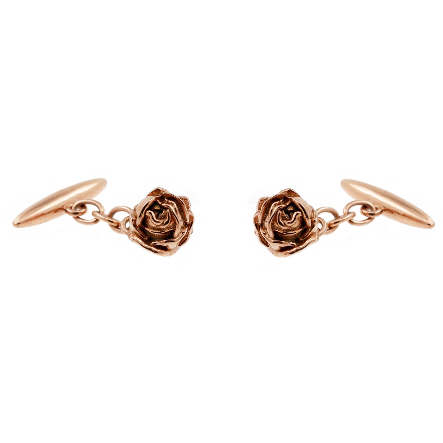 Men’s Rose Cufflinks - Rose Gold Lee Renee