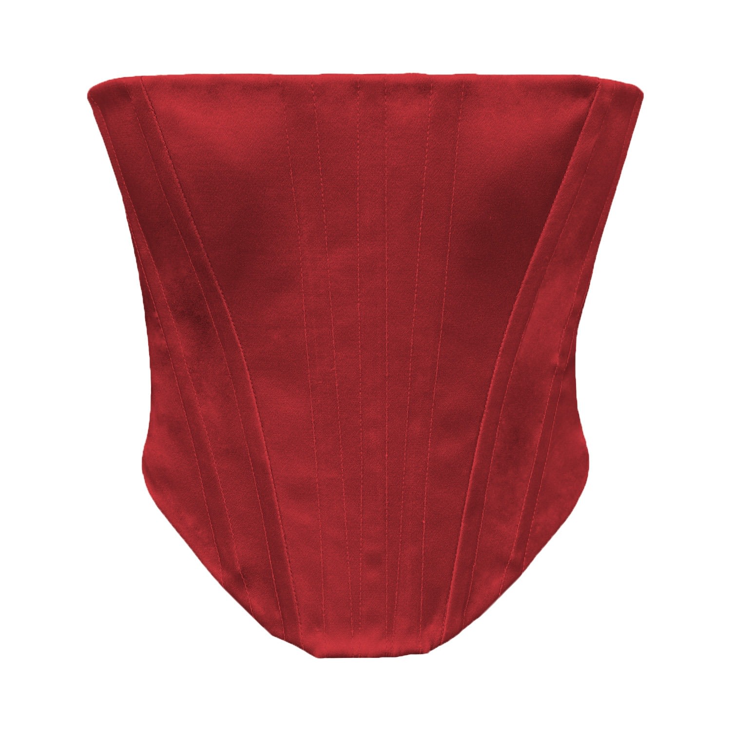 Crease Women's Red Cherry Corset In Red
