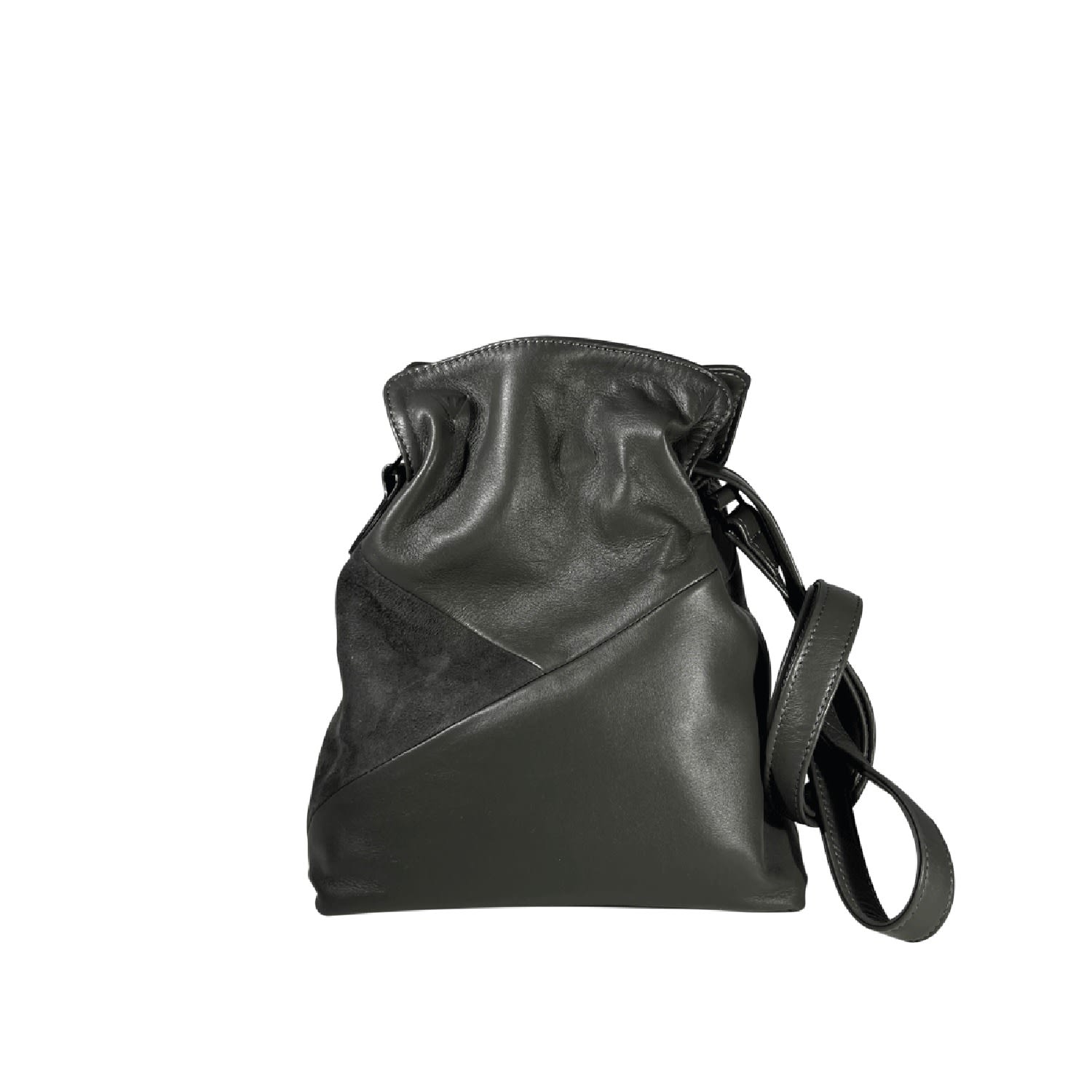 Women’s Tilly Mini Hobo Leather & Suede In Storm Grey Taylor Yates