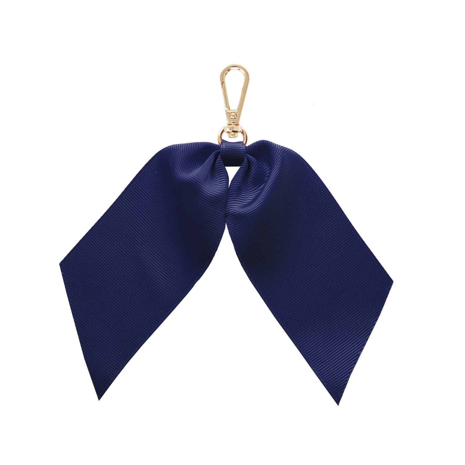 Blue Harper Ribbon Keyring - Navy One Size Jlr London