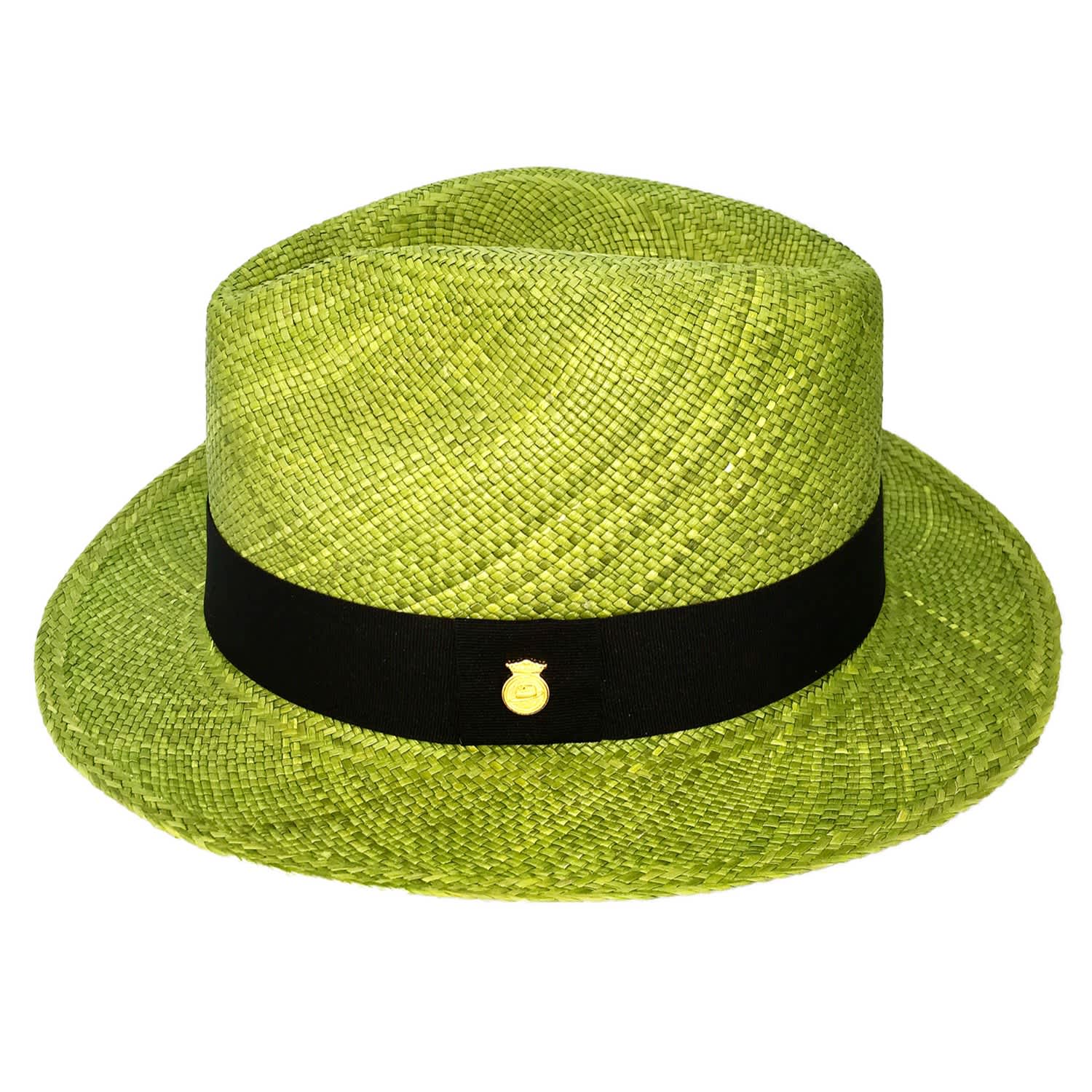 green panama hat