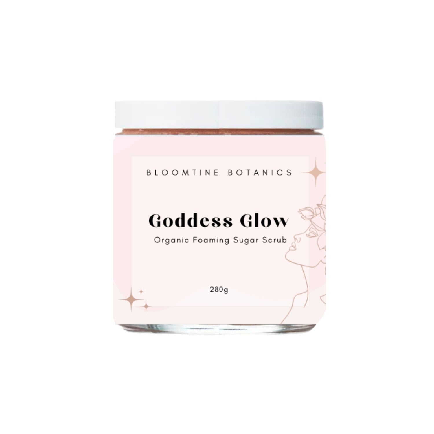 Pink / Purple / Neutrals Luxurious Goddess Glow Foaming Scrub - Lavender & Vanilla - Large One Size Bloomtine Earth Angel Hq