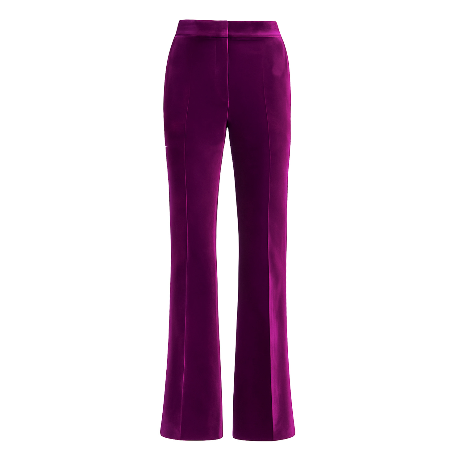 Richa Sharma Women's Purple Imperial Amethyst Velvet Trousers - High Waisted Sustainable Evening Tailoring In Purple