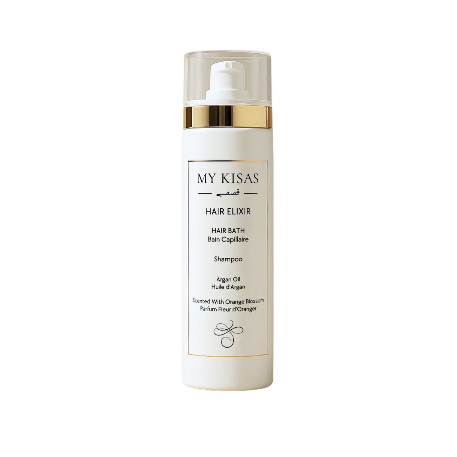 My Kisas Neutrals Hair Bath - Shampoo With Argan Oil, Coconut Oil Scented With Orange Blossom
