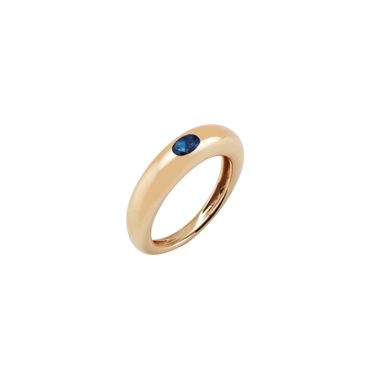 Women’s Gold / Blue Demi Mia Sapphire Ring Rosario Navia