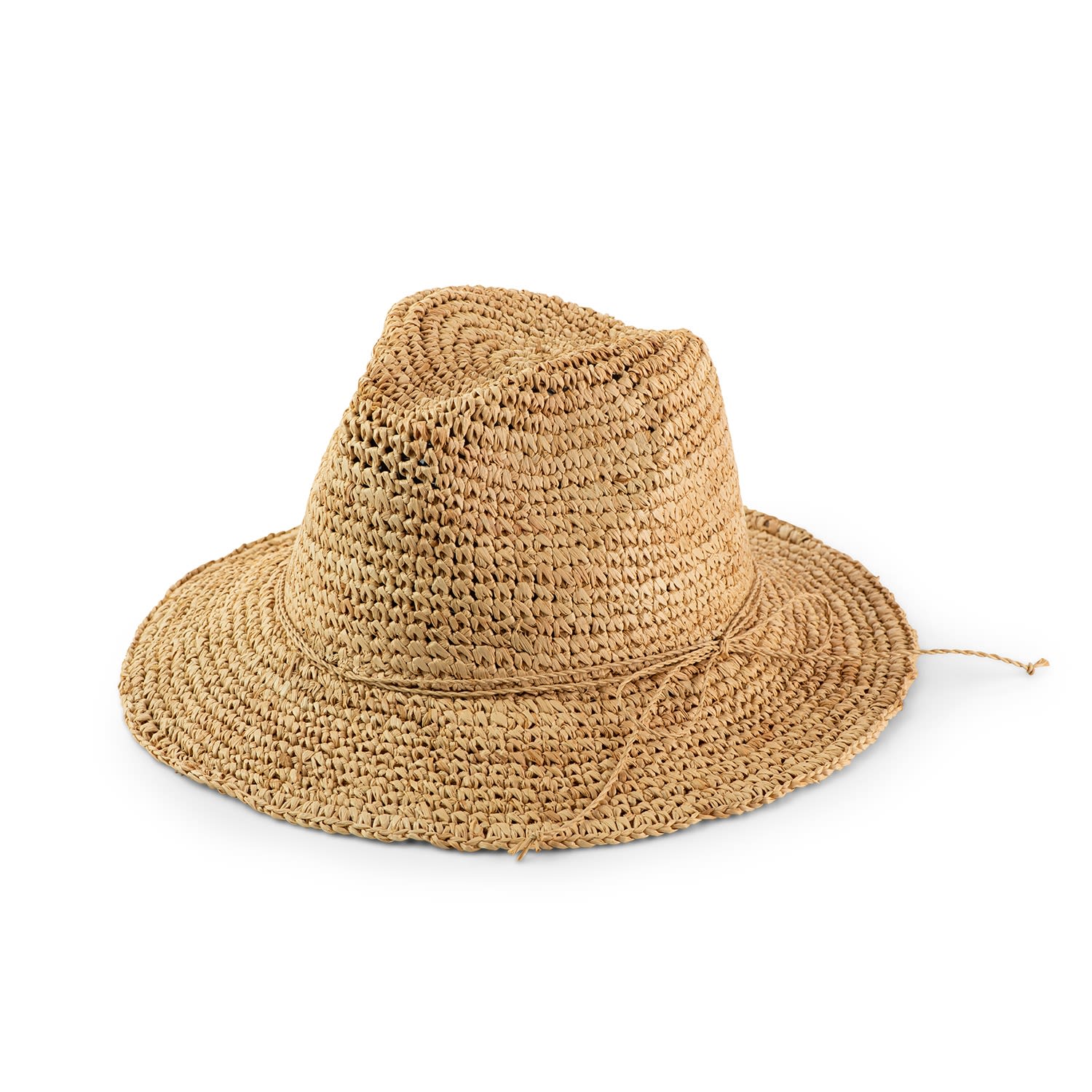 Justine Hats Women's Neutrals Sun Raffia Fedora Hat In Brown