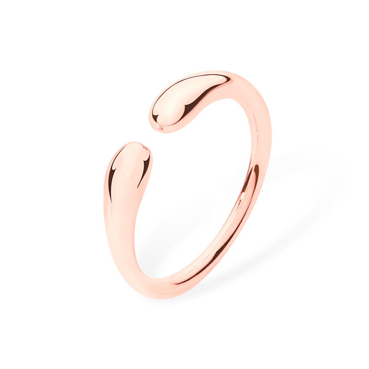 Lucy Quartermaine Women's Double Drop Ring In Rose Gold Vermeil In Gold