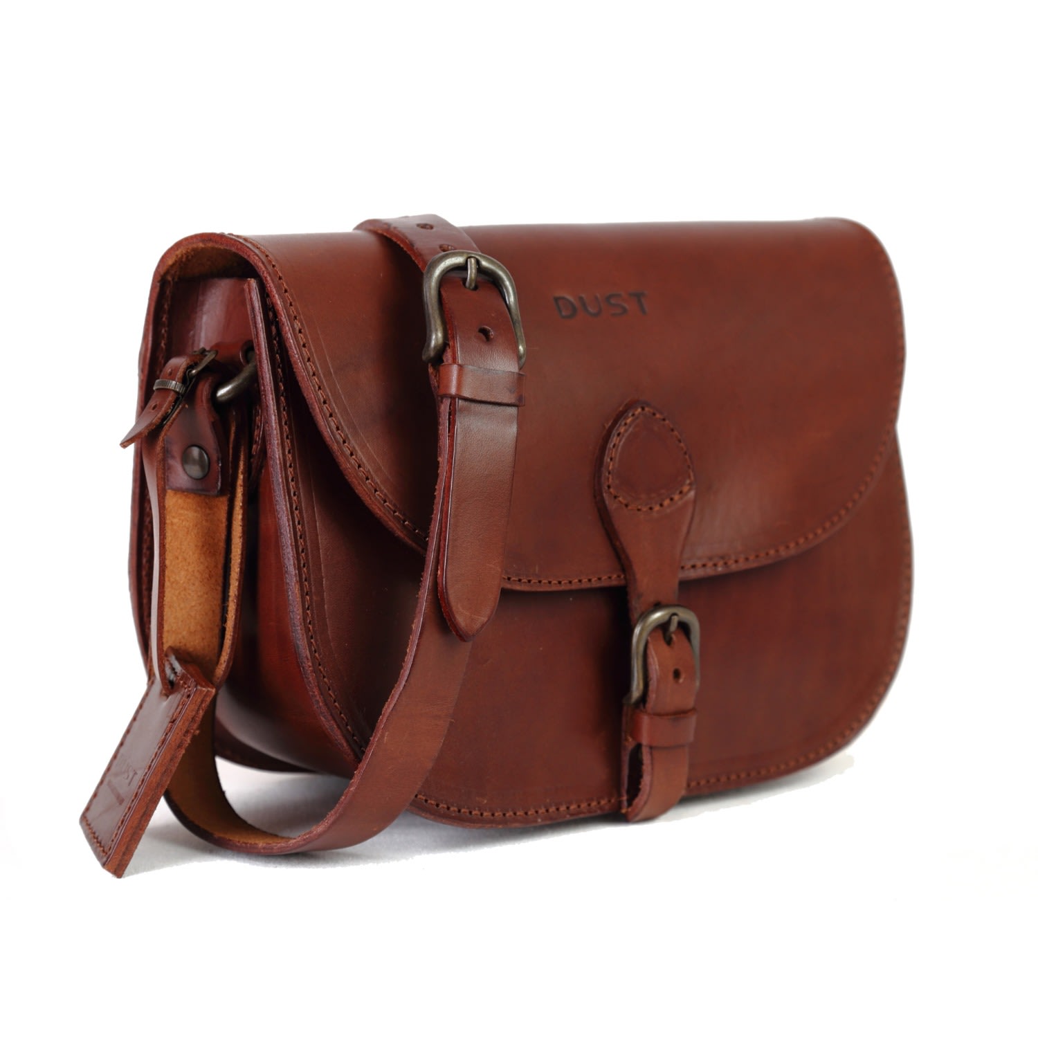 Women’s Brown Leather Hobo Bag In Cuoio Havana The Dust Company