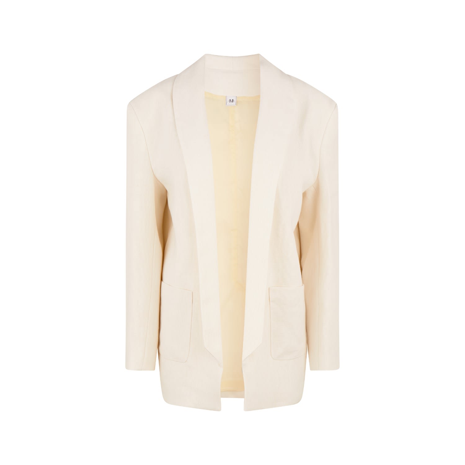 Ama The Label Women's White Opus Milk Blazer In White