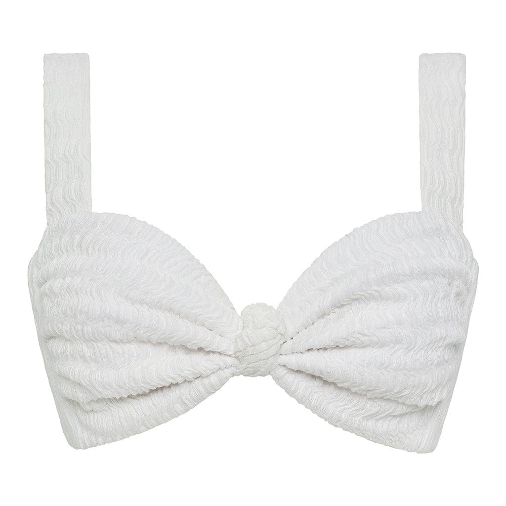 Montce Women's White Seychelles Hayden Bikini Top In White