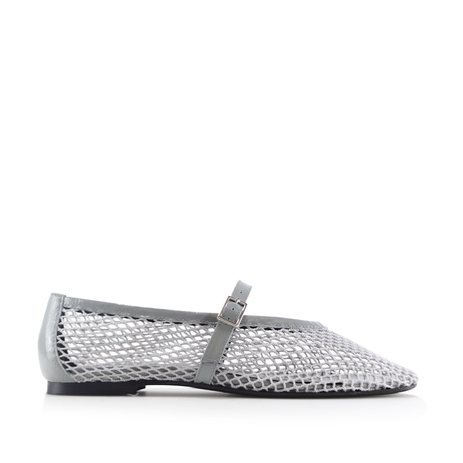 Notabene Women's Papillion Ballerina, Grey Mesh In Gray