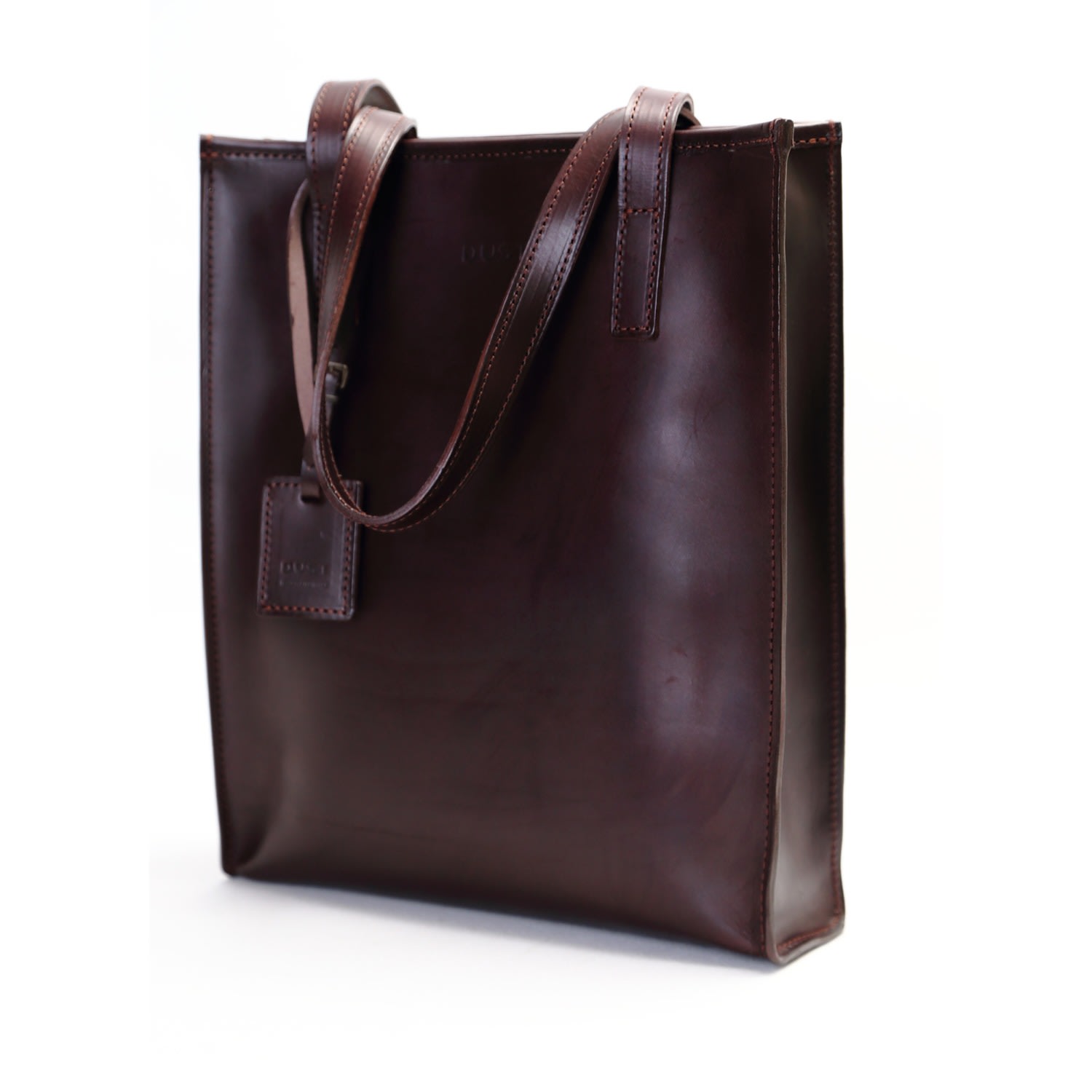 Women’s Brown Leather Tote In Cuoio Havana The Dust Company