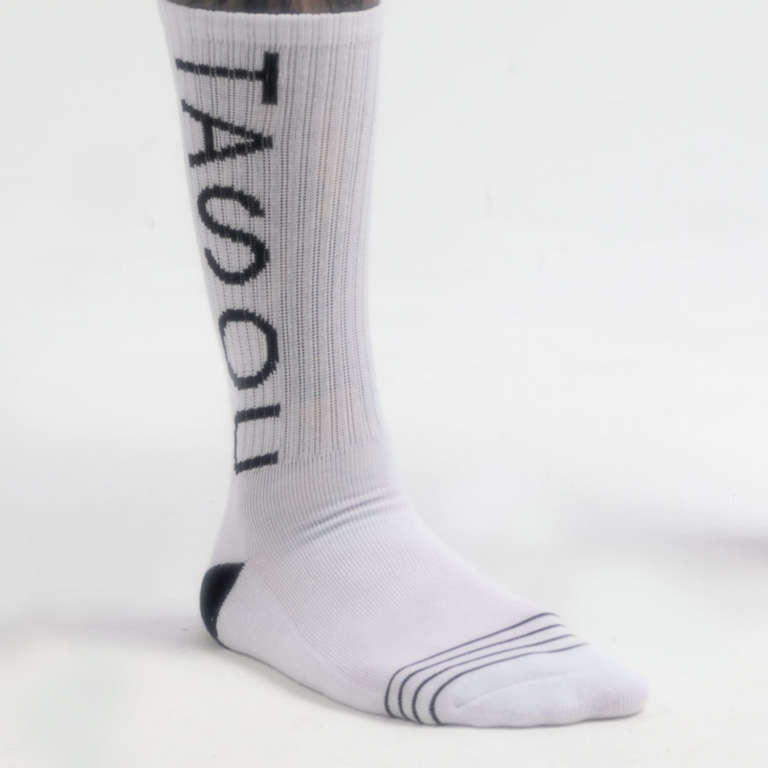 Chuks Collins Men's Yellow / Orange White Art Self Socks -  Diffusion Collection In Yellow/orange