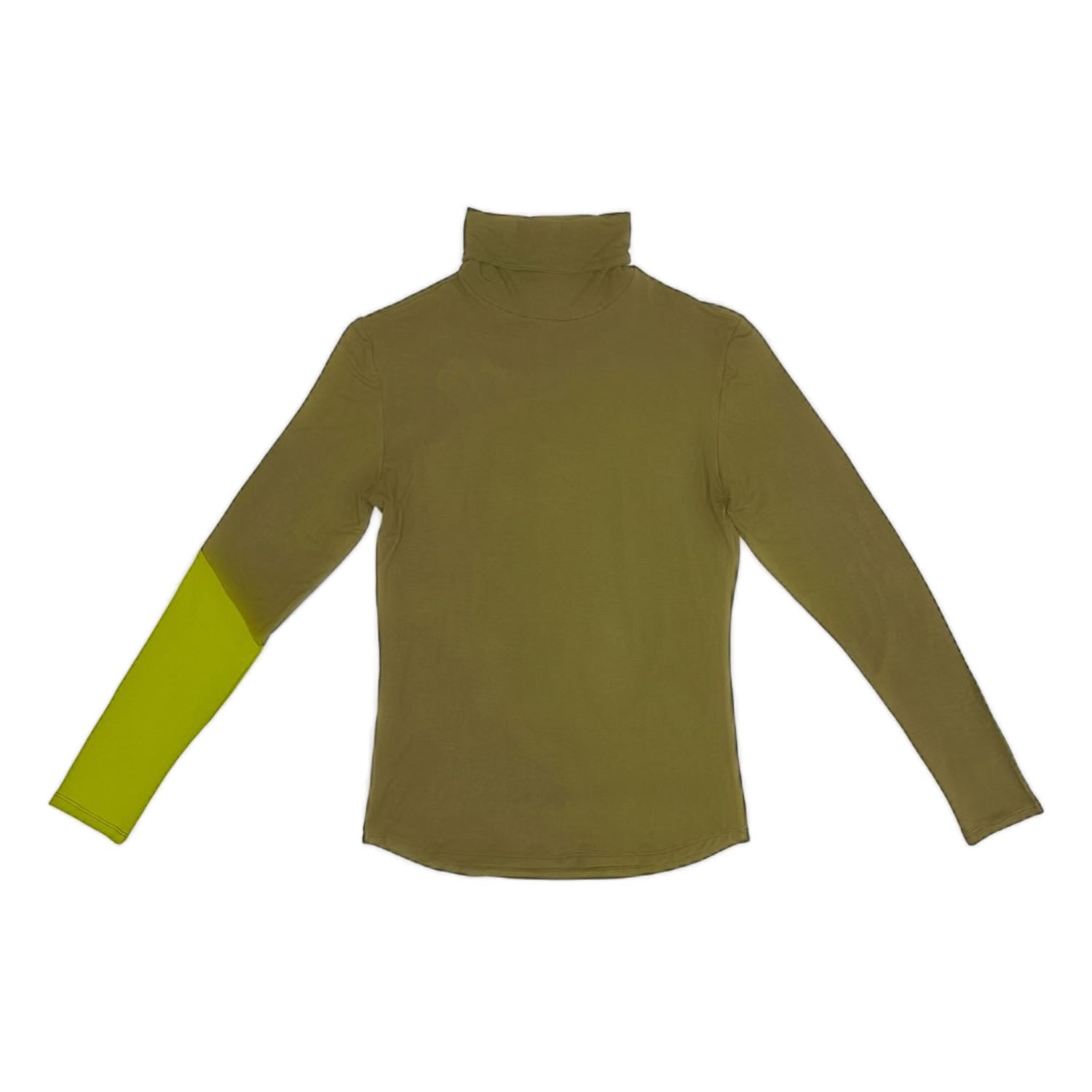 Women’s Superhero Turtleneck - Green Small Carlton Jones