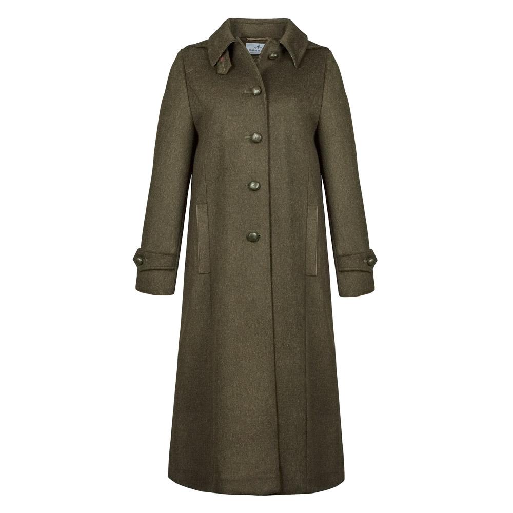 Silvia - Traditional Austrian Loden Wool Coat In Green, Robert W. Stolz