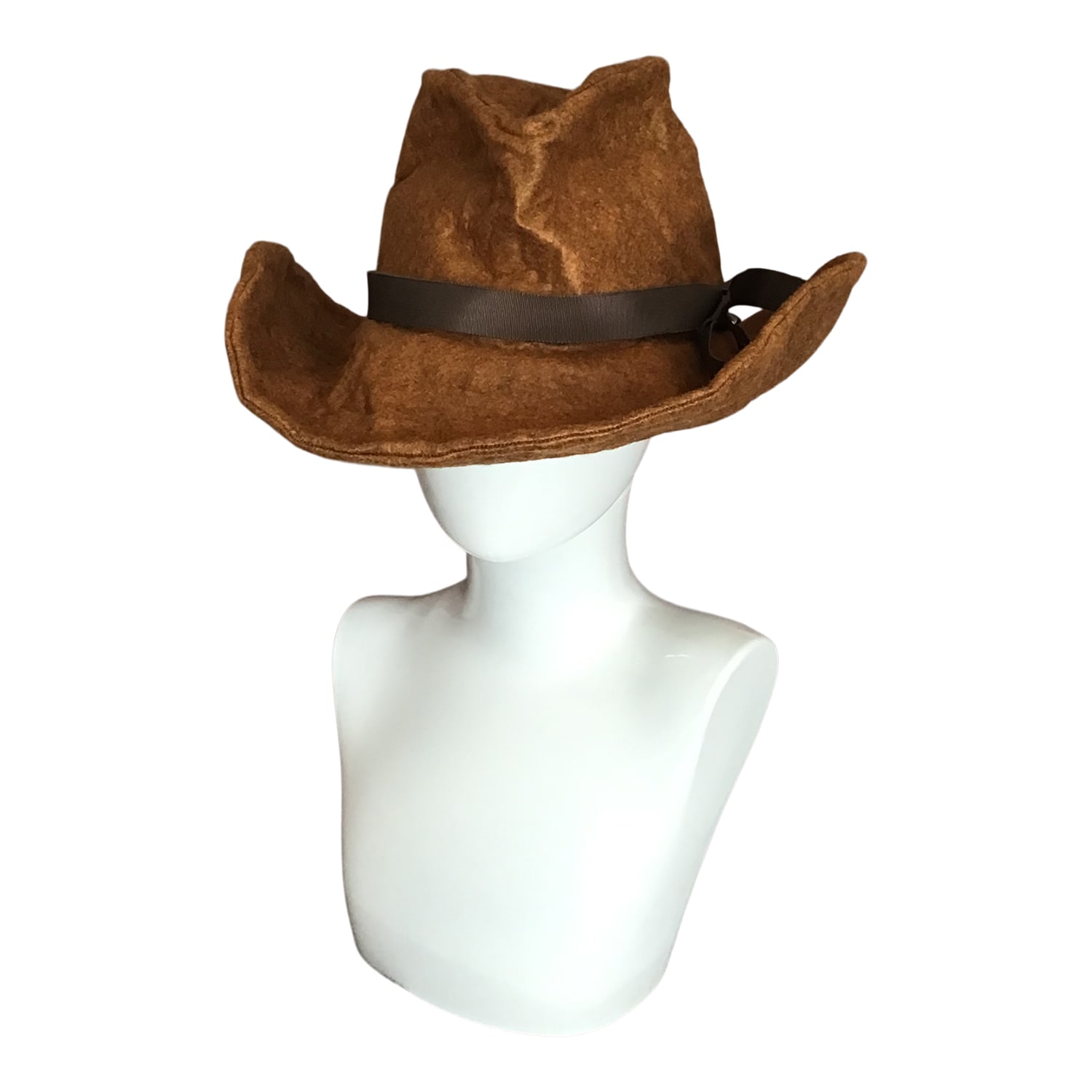 Romer Millinery Women's Brown Morphy Moldable Fedora In Wool Felt In Brown