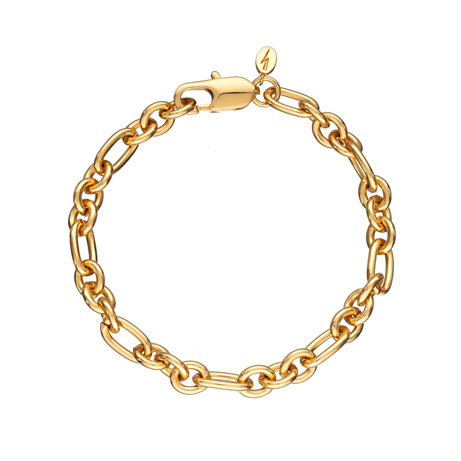 Women’s Gold Chunky Chain Bracelet With Parrot Clasp Scream Pretty