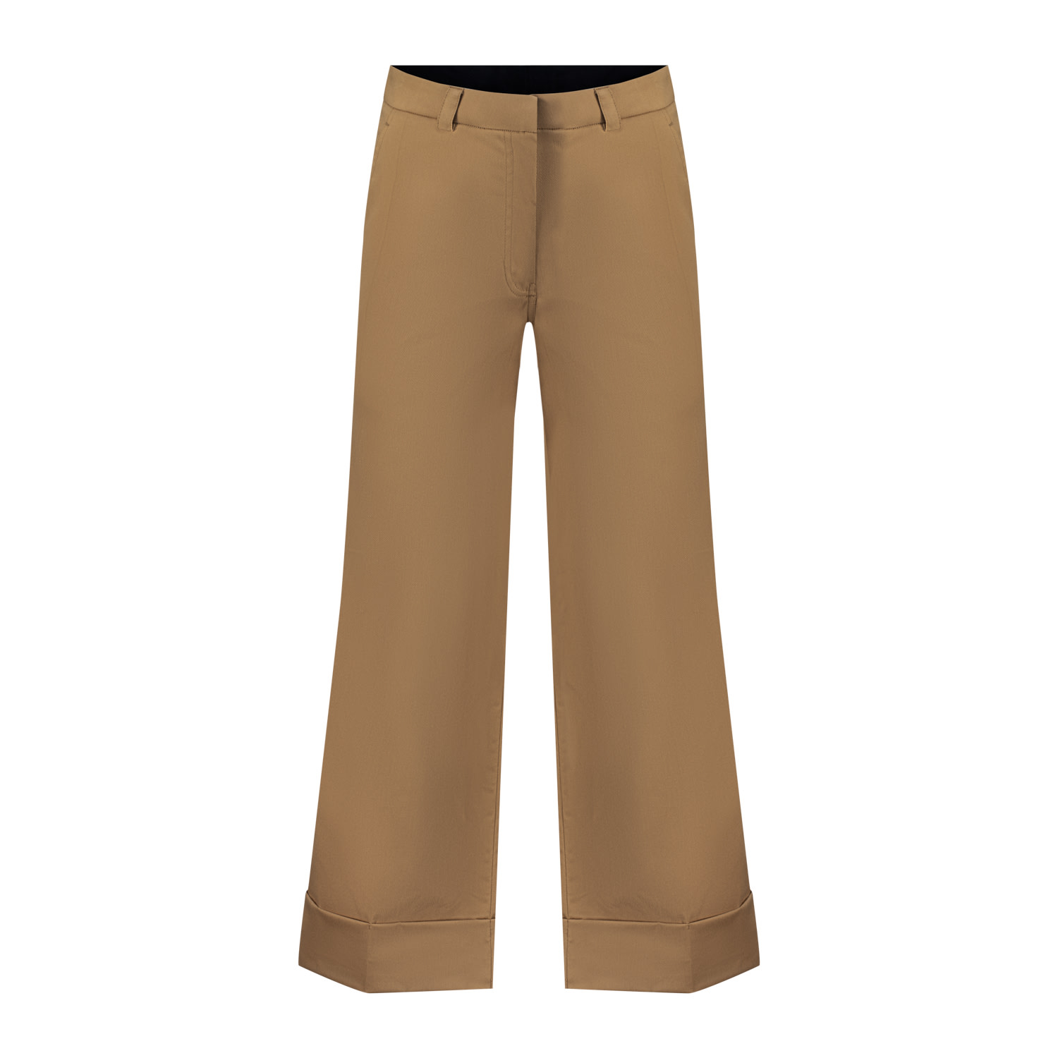 Sustainably U Women's Brown / Blue Ula Chinos In Brown/blue
