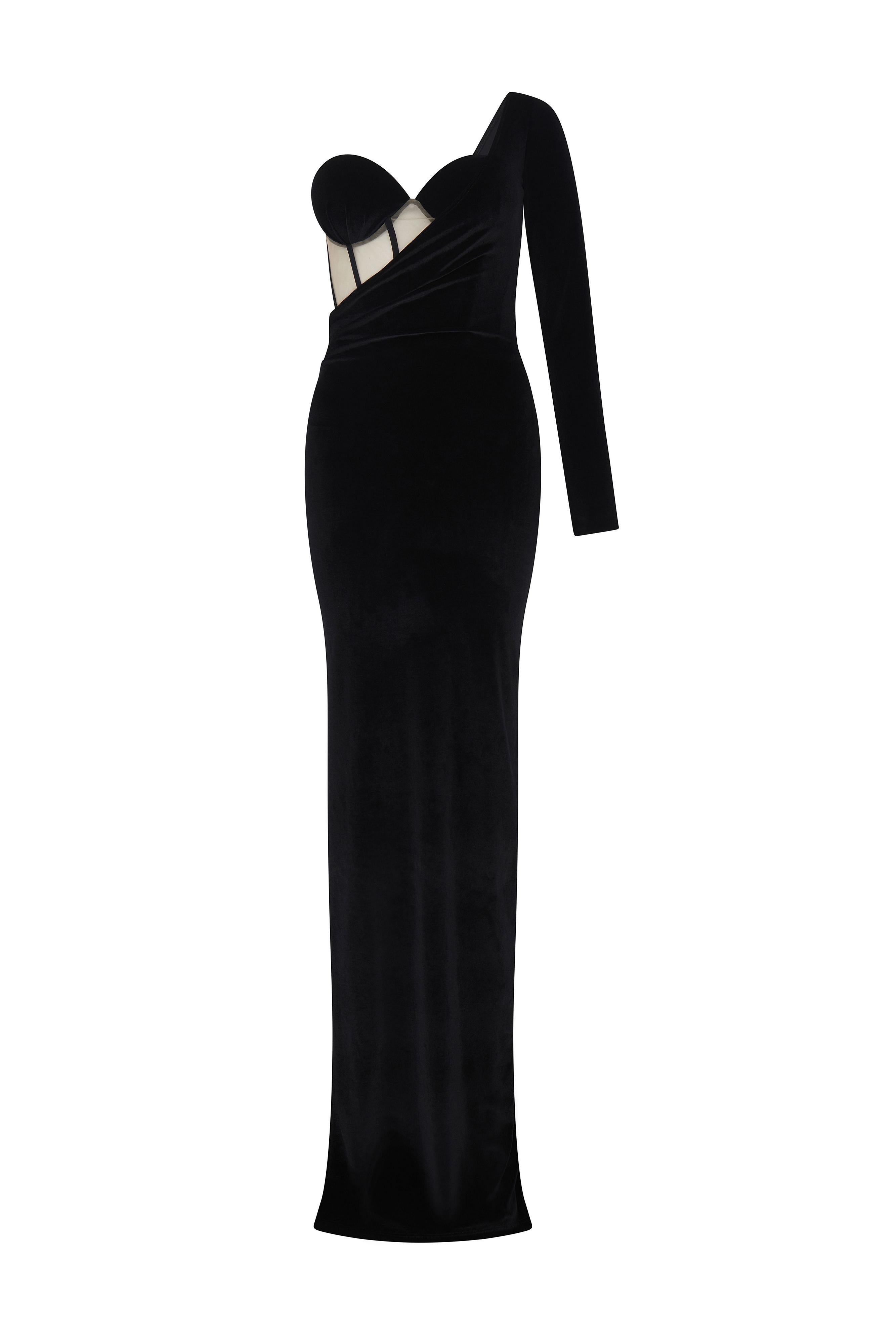 Room 24 Women's Emily Dress Black Lycra